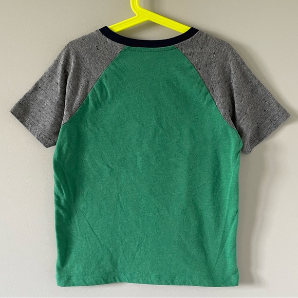 Old Navy Boys Raglan Baseball T-Shirt - Softest T-Shirt- Green, Grey, & Navy - Picture 6 of 6